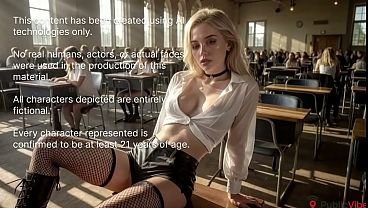 The new English teacher had just arrived for class when I fucked her uncontrollably in front of the whole class! She begged me not to stop![AI]